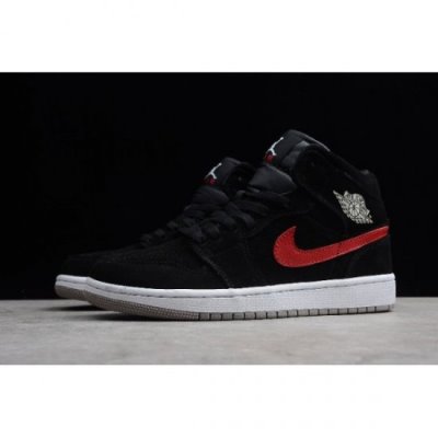 Nike Air Jordan 1 Mid Renkli / Siyah / Kırmızı / Mavi Basketbol Ayakkabısı Türkiye - Q42AH35Z